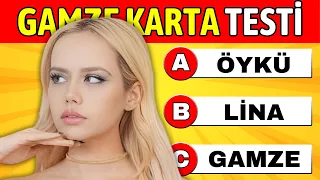 Gamze Karta'yı Ne Kadar Tanıyorsun❓🤔 Gamze Karta Bilgi Yarışması❗️- Gamze Karta Testi 🥳