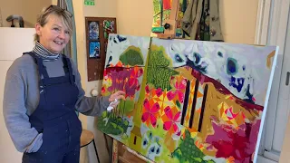 Helen Alice Johnson Artist in The Studio @helenalicejohnsonartist  Week 3 2024