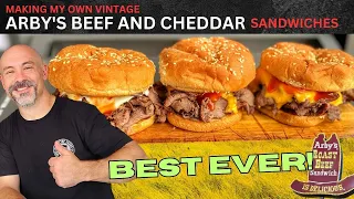 How To Make A Better Than Arby's Beef And Cheddar Sandwich