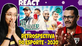 ♫ RETROSPECTIVA DO ESPORTE - 2020 | FutParódias - REACT EM CASAL