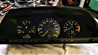 Mercedes W126 gears repair Speedometer & Odometer by JMSpeedshop.com