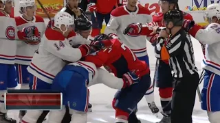 Washington Capitals Vs Montreal Canadiens, End Of Game Scrum