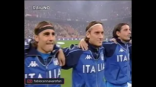 Italy vd. Romania 24/3/2001. Fabio Cannavaro World Cup 2002 Qualification