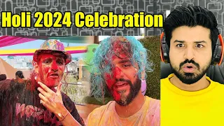 Our Holi 2024 celebration with family Reaction