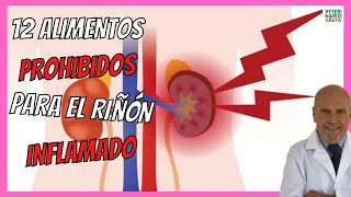 ⛔️ 12 ALIMENTOS PROHIBIDOS PARA EL RIÑÓN ENFERMO O INFLAMADO ⛔️ CON INSUFICIENCIA RENAL