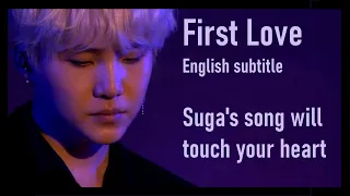 BTS (Suga) - First Love live at The Wings tour 2017 [ENG SUB]