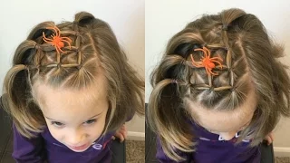 Spider Web Hairstyle - Elastic Style for Short & Long Hair