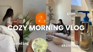 a cozy spring morning with me ♡ selfcare + grwm