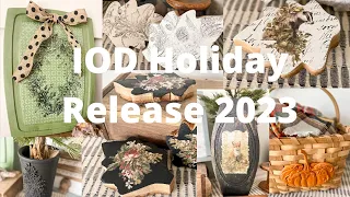 2023 IOD Holiday Release | NEW IOD moulds, transfers & stamps