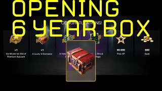 Opening 6 Victorious Years Container |WotBlitz|