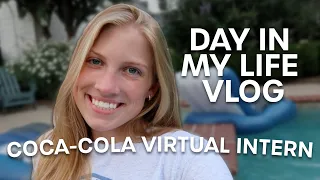 VLOG: day in my life (virtual summer intern)