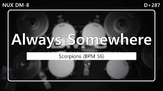 Always Somewhere - Scorpions | Drum Cover | NUX DM-8