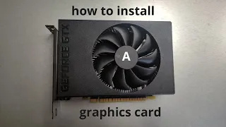how to install a graphics card
