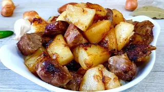 Как правильно и вкусно жарить картошку с мясом. Жареная картошка с секретом.Рецепты от MarMari