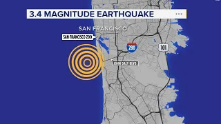 3.4 magnitude earthquake hits near San Francisco, USGS says