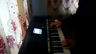 Желтые тюльпаны - на Yamaha psr s-950