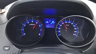 Hyundai Tucson ix35 acceleration 2.4 AWD 0-100kph