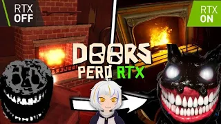 Hice DOORS de ROBLOX pero RTX (da miedo...) | ChuyMine REACCIONA a GatoDev