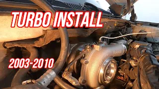 How To: Duramax Turbo Install LBZ LLY LMM