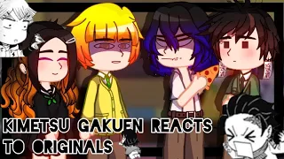 Kimetsu Gakuen Reacts To Originals || 1/2 || Demon Slayer || Gacha Club