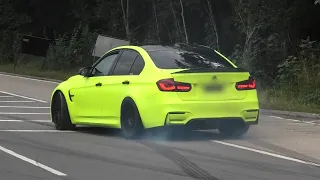 Modified Cars Leaving a Car Show - Gravity Show - September 2021