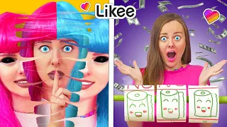 ПОВТОРЯЮ МОДНЫЕ ТРЕНДЫ LIKEE и ТИК ТОКА! ЛУЧШИЕ ТРЮКИ ИЗ TIKTOK когда скучно дома VIRAL LIFE HACKS