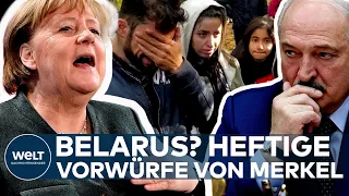 BELARUS: "Hybride Attacke!" - Kanzlerin Merkel nimmt kein Blatt vor den Mund und droht Lukaschenko