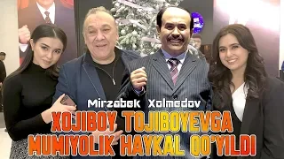 Xojiboy Tojiboevga mumiyolik haykal qo’yildi - Mirzabek Xolmedov