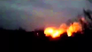 18  Бой Ополченцы в окопе под огнем ВСУ не цензура  Новости 06 06 2015