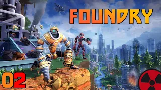 FOUNDRY - Early Acces #02: Minecraft trifft Factorio! 🤖 Gameplay Deutsch