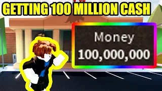 GETTING *100 MILLION* CASH as BACON HAIR in ROBLOX JAILBREAK!!!