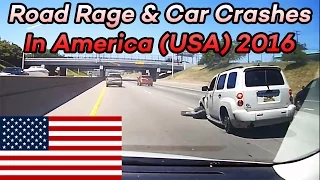 Road Rage & Car Crashes in America (USA) 2016 (part 6)