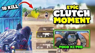 EPIC CLUTCH MOMENT ACE🔥INI EFEK SERING MAIN SOLO SQUAD - POCO X3 PRO PUBG MOBILE