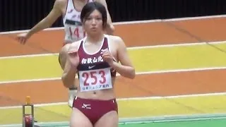 Athletics 女子 走幅跳 決勝(S) ジュニア室内陸上2013-203