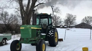 John Deere 4430 COLD START