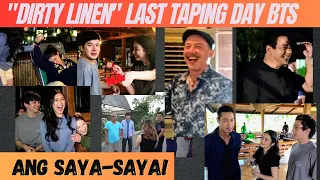 ANG SAYA! BTS "DIRTY LINEN" LAST TAPING DAY | Heavy Drama,  Happy Set