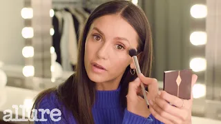 Nina Dobrev's 10 Minute Routine for Thick Brows & Plump Skin | Allure