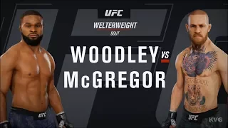 EA Sports UFC 3 - Tyron Woodley vs Conor McGregor - Gameplay (HD) [1080p60FPS]