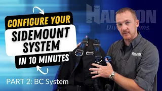 Master Your Halcyon Sidemount Setup in 10 Minutes: Part 2 - BC System  #sidemountdiving #scubadiving