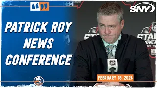 Patrick Roy reacts to blown lead in Islanders 6-5 loss to Rangers | SNY
