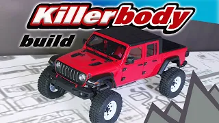 How to build the Jeep Gladiator RC body made by Killerbody