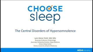 The Central Disorders of Hypersomnolence