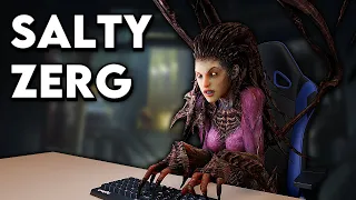 ANGRIEST ZERG PLAYER EVER! - Starcraft 2