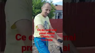 da' ce, eu sunt mai prost numai Tiberiu cu trotineta #shorts