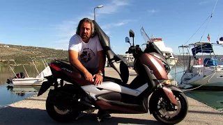 YAMAHA XMAX 300 . KOKKINA FEGARIA TEST