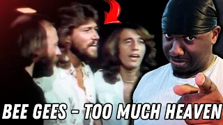 THESE GUYS ARE NICE!! | BEE GEES - TOO MUCH HEAVEN (REACTION)