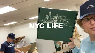 NYC LIFE | Release Prep | Podcast | Desk Setup
