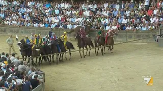 🐎 Palio di Siena 16 Agosto 2023, Oca | diretta La7 📺. Telecronaca Pierluigi Pardo 🎙️