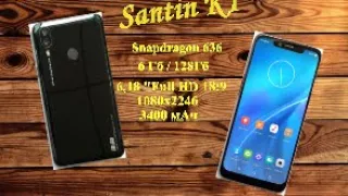 Обзор Santin K1, и небольшое сравнение c Samsung A6+