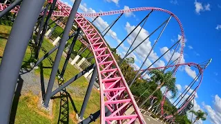 DC Rivals Hypercoaster On Ride POV - Warner Bros. Movie World